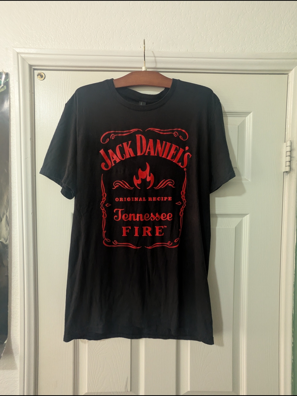 Jack Daniels Tennessee Fire Black Graphic Tee